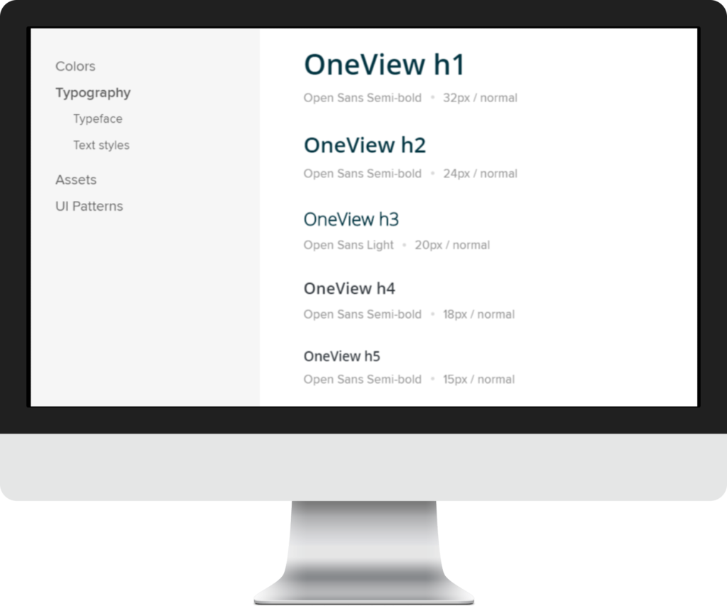 UX design process for enterprise software - Redesigning OneView